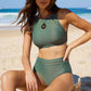 Rococco High Neck Bikini Bra Top