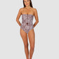 Havana Bandeau One Piece Swimsuit