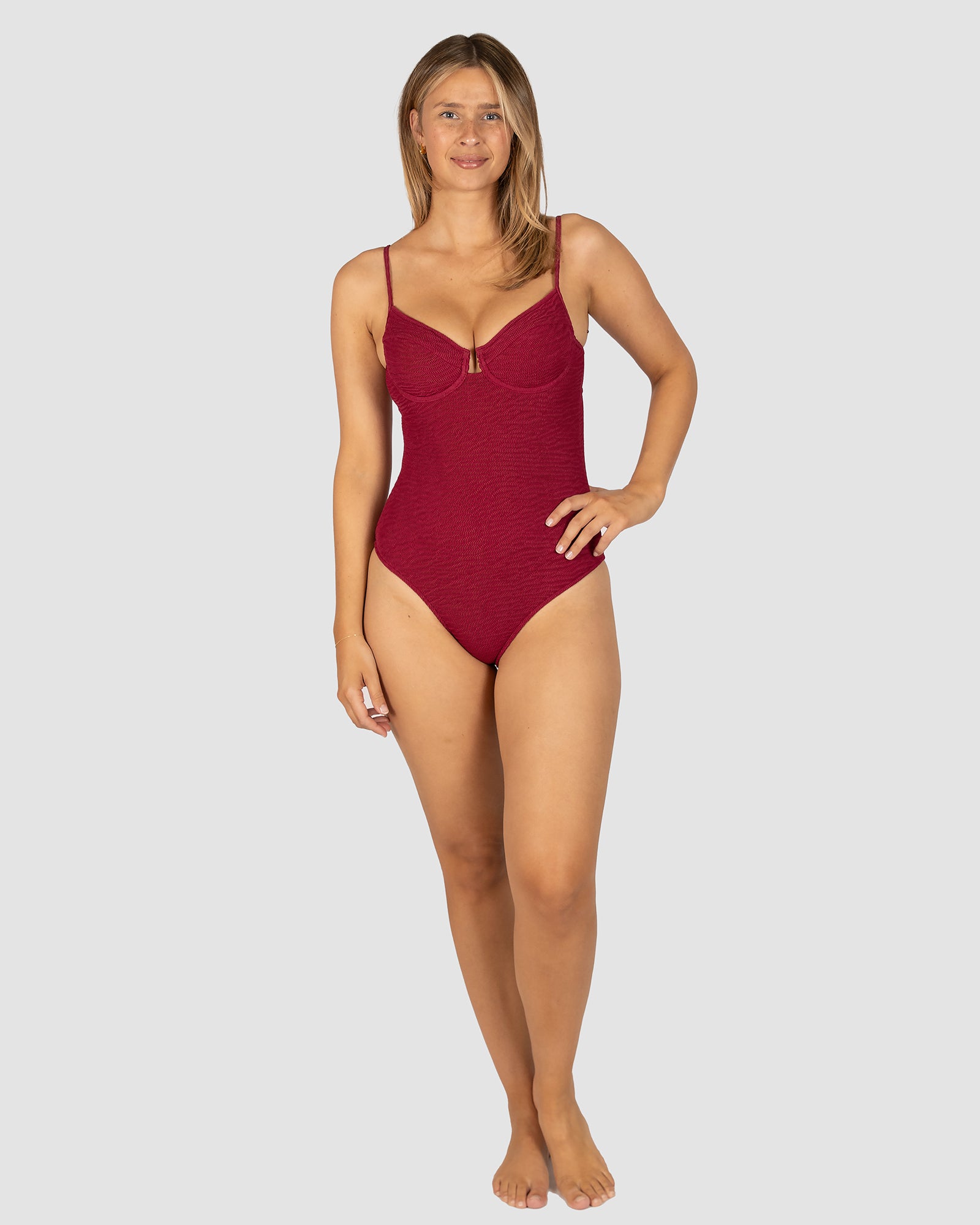 Ibiza Underwire Balconette One Piece Swimsuit