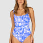 Cruz Del Mar Square Multi One Piece Swimsuit