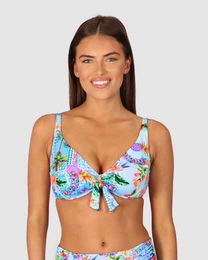 Sardinia F Cup Triangle Bikini Bra Top