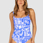 Cruz Del Mar Square Multi One Piece Swimsuit