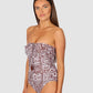 Havana Bandeau One Piece Swimsuit