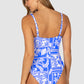 Cruz Del Mar Square Multi One Piece Swimsuit