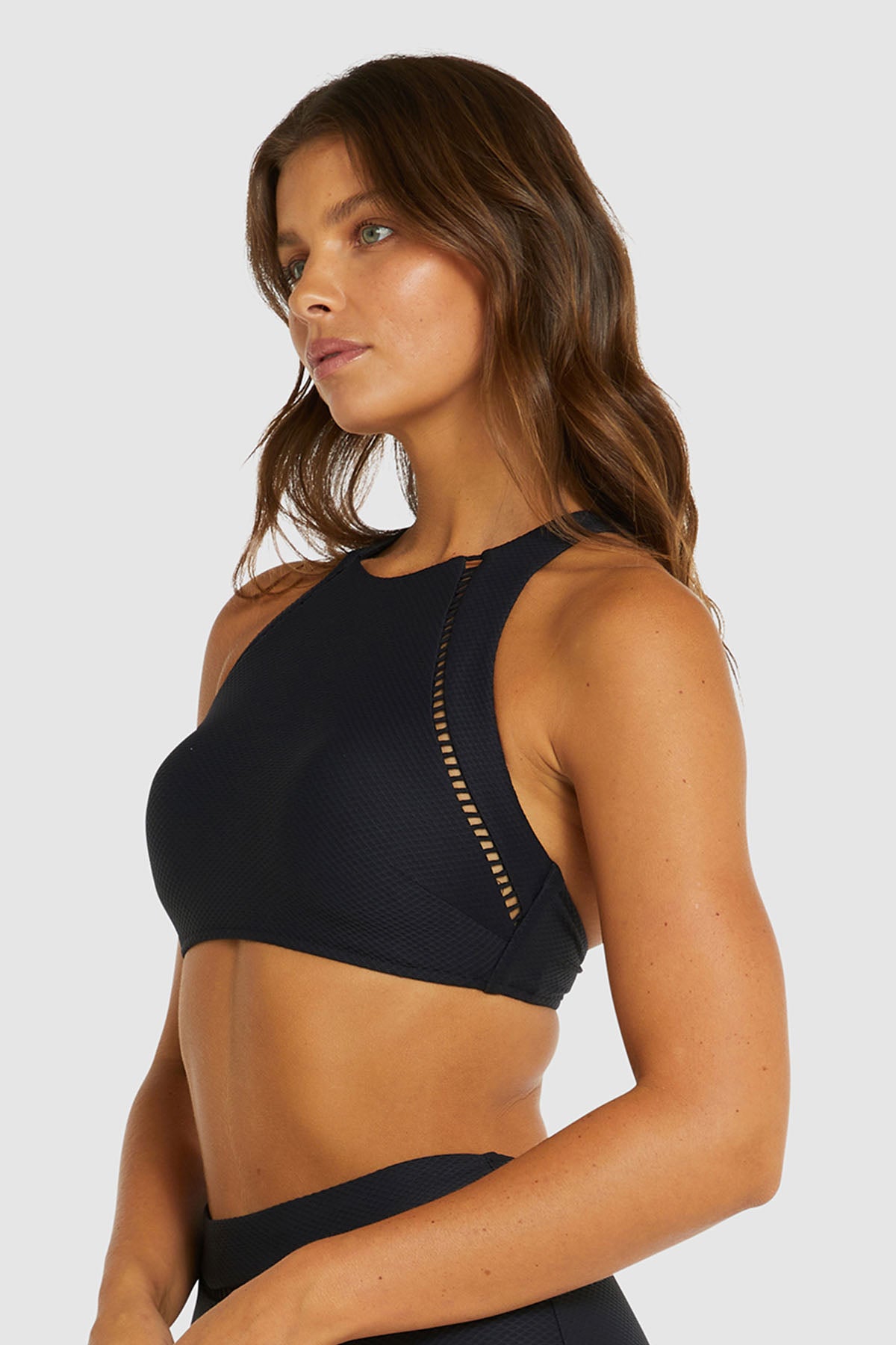 Rococco High Neck Bikini Bra Top