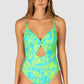 Cruz Del Mar Cut Out One Piece Swimsuit