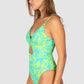 Cruz Del Mar Cut Out One Piece Swimsuit
