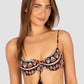 Morocco Ruched Underwire Bikini Bra Top