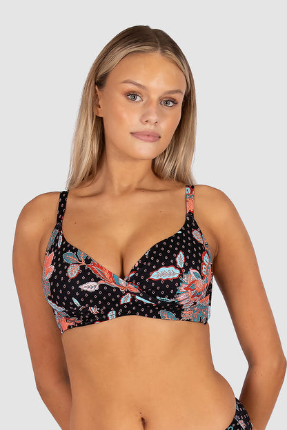 Spice Temple D/E Cup Wrap Bikini Bra Top