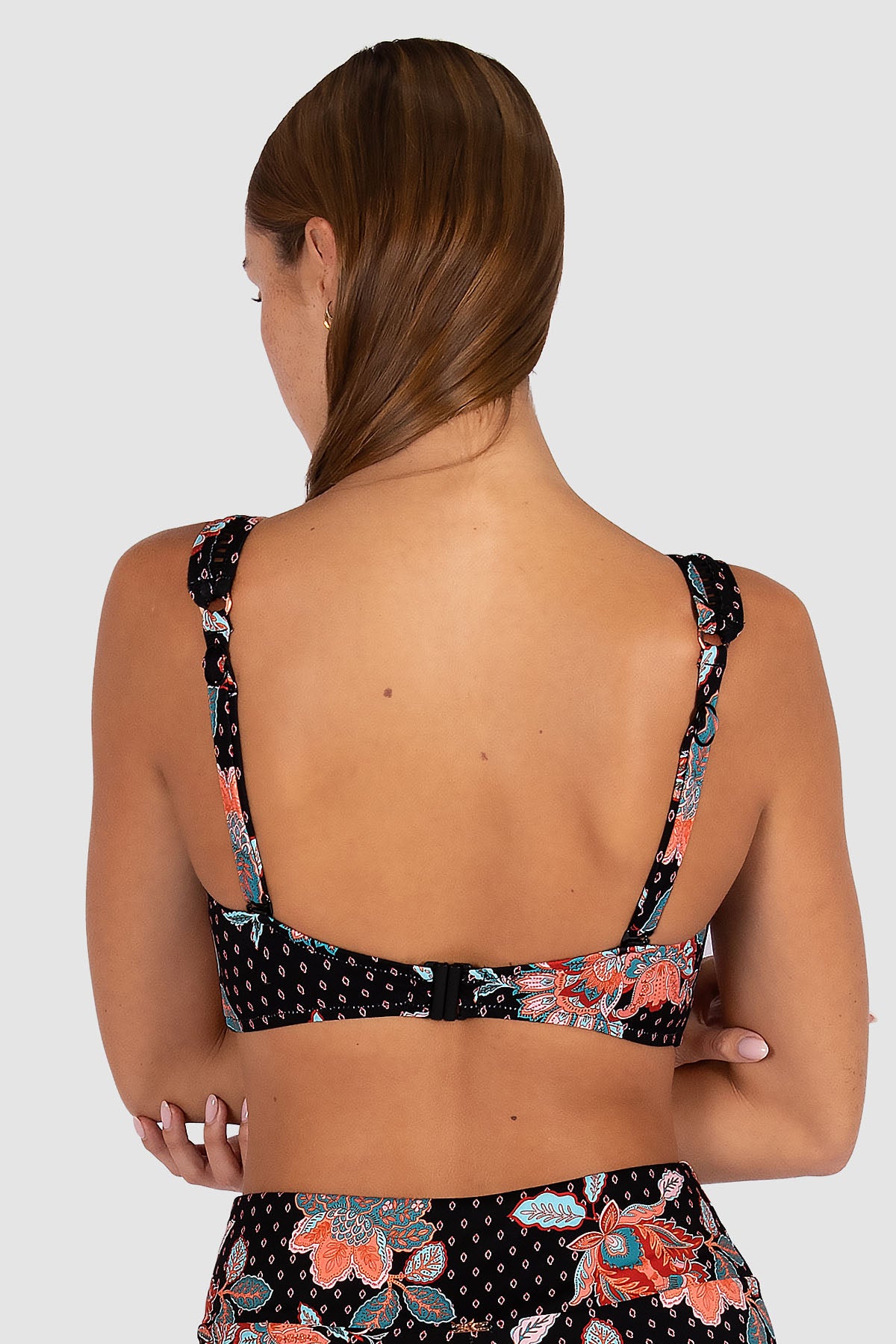 Spice Temple D/DD Cup Longline Bikini Bra Top
