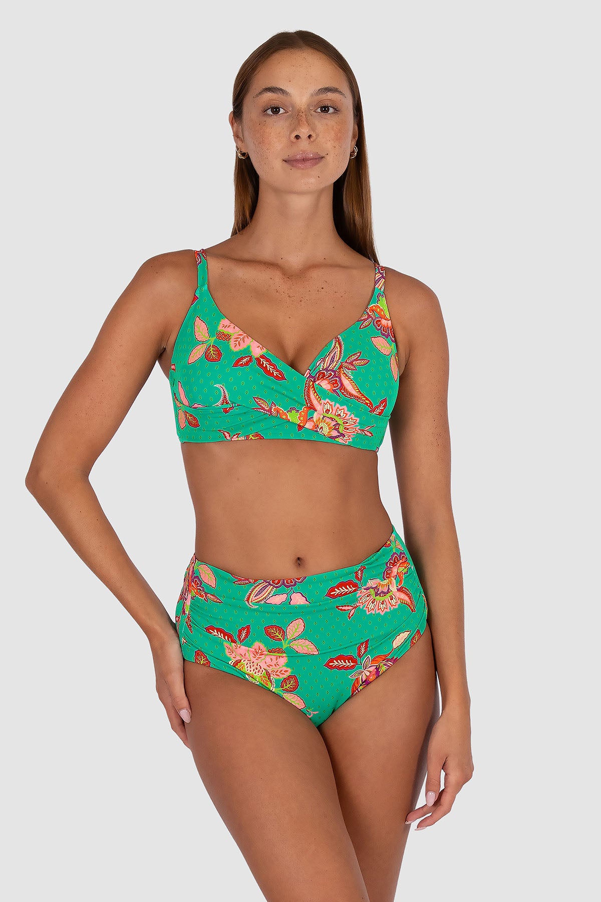 Spice Temple D/E Cup Wrap Bikini Bra Top