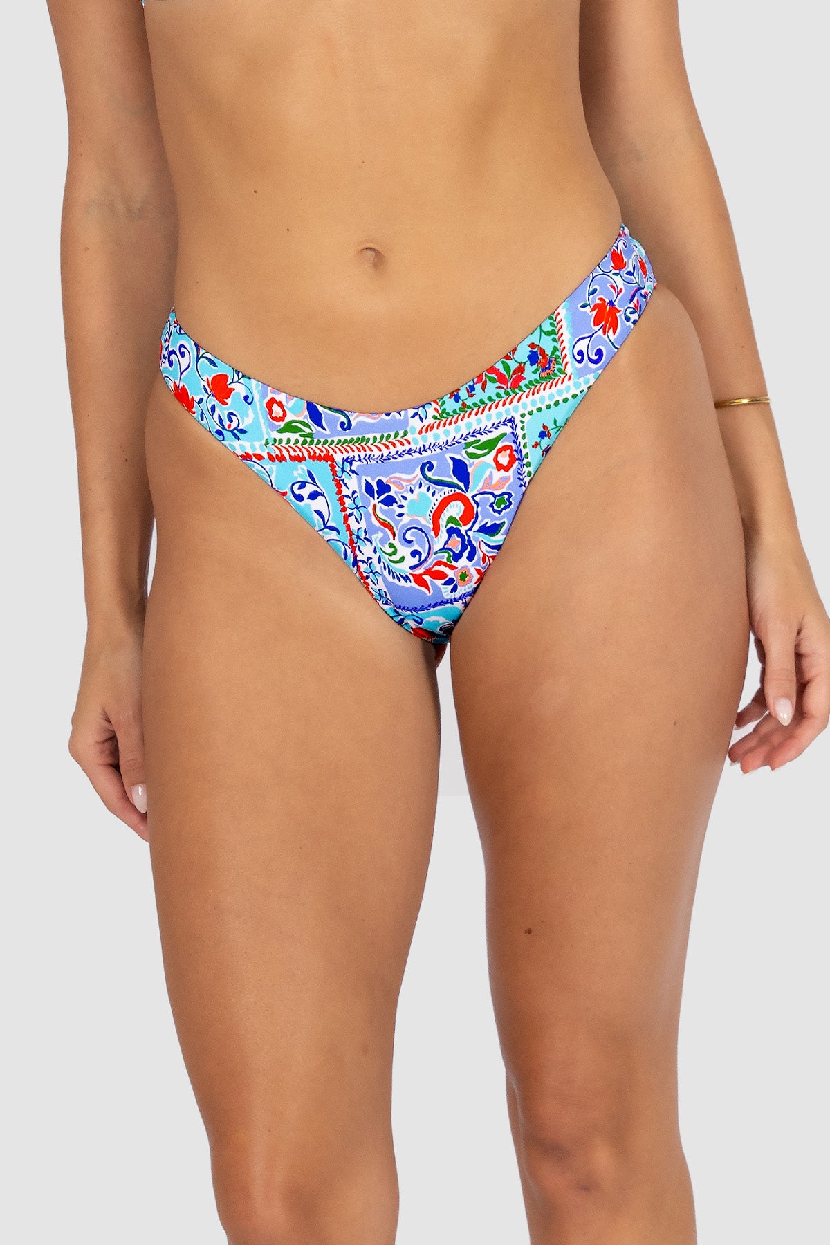 La Condesa Cheeky High Cut Bikini Bottom