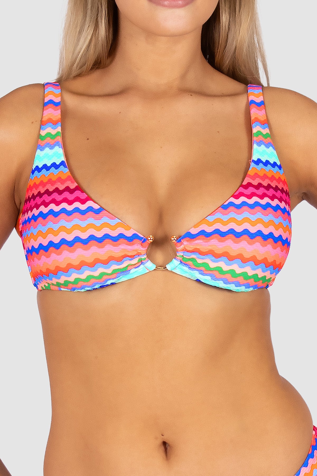 La Mer C/D Cup Longline Bikini Bra Top