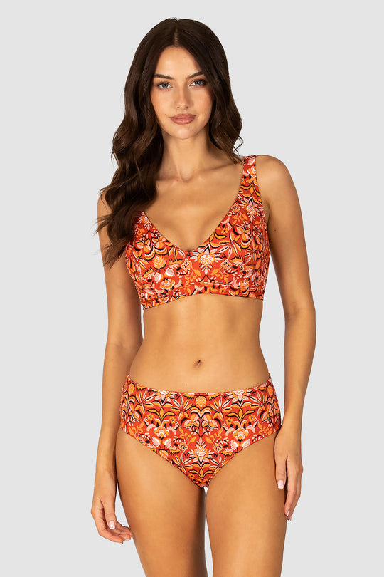Free Spirit D/E Cup Underwire Bikini Bra Top