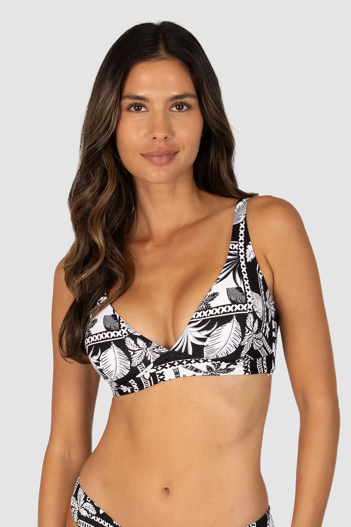 Cruz Del Mar D/DD Longline Bikni Bra Top