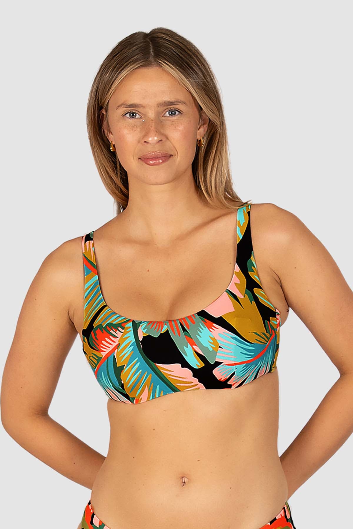 Kokomo Underwire Square Neck Bikni Bra Top