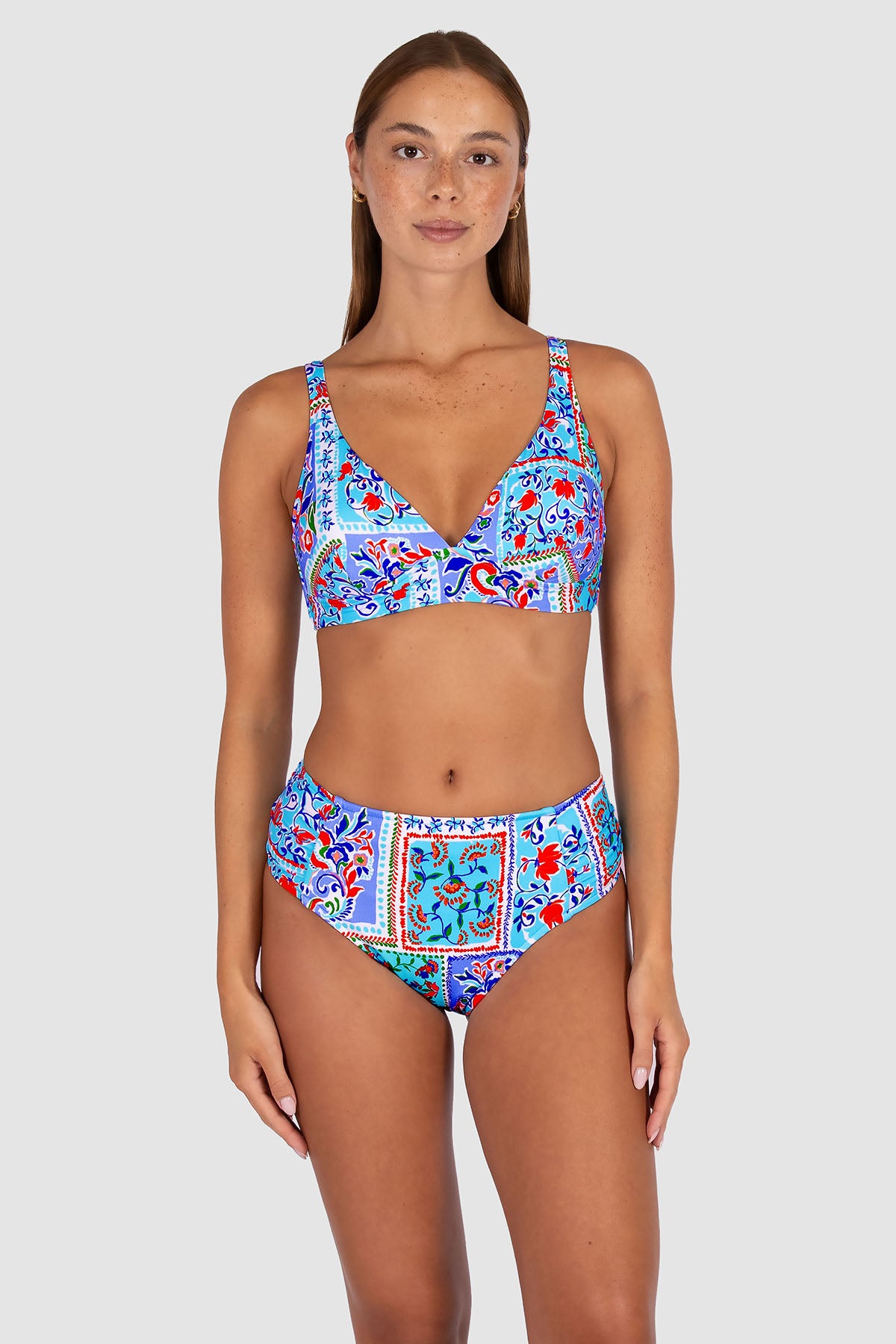 La Condesa C/D Cup Longline Bikini Bra Top