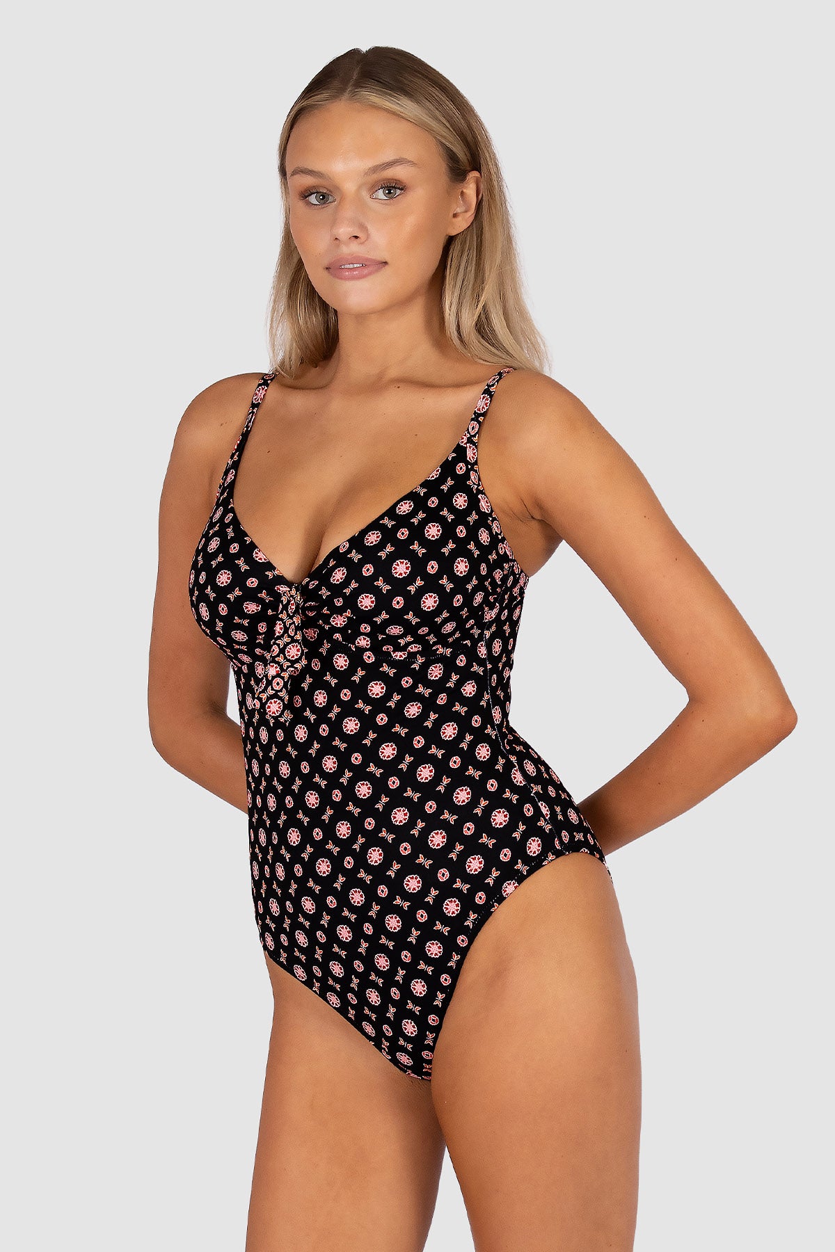 Kasbah D/E Cup Underwire One Piece Swimsuit