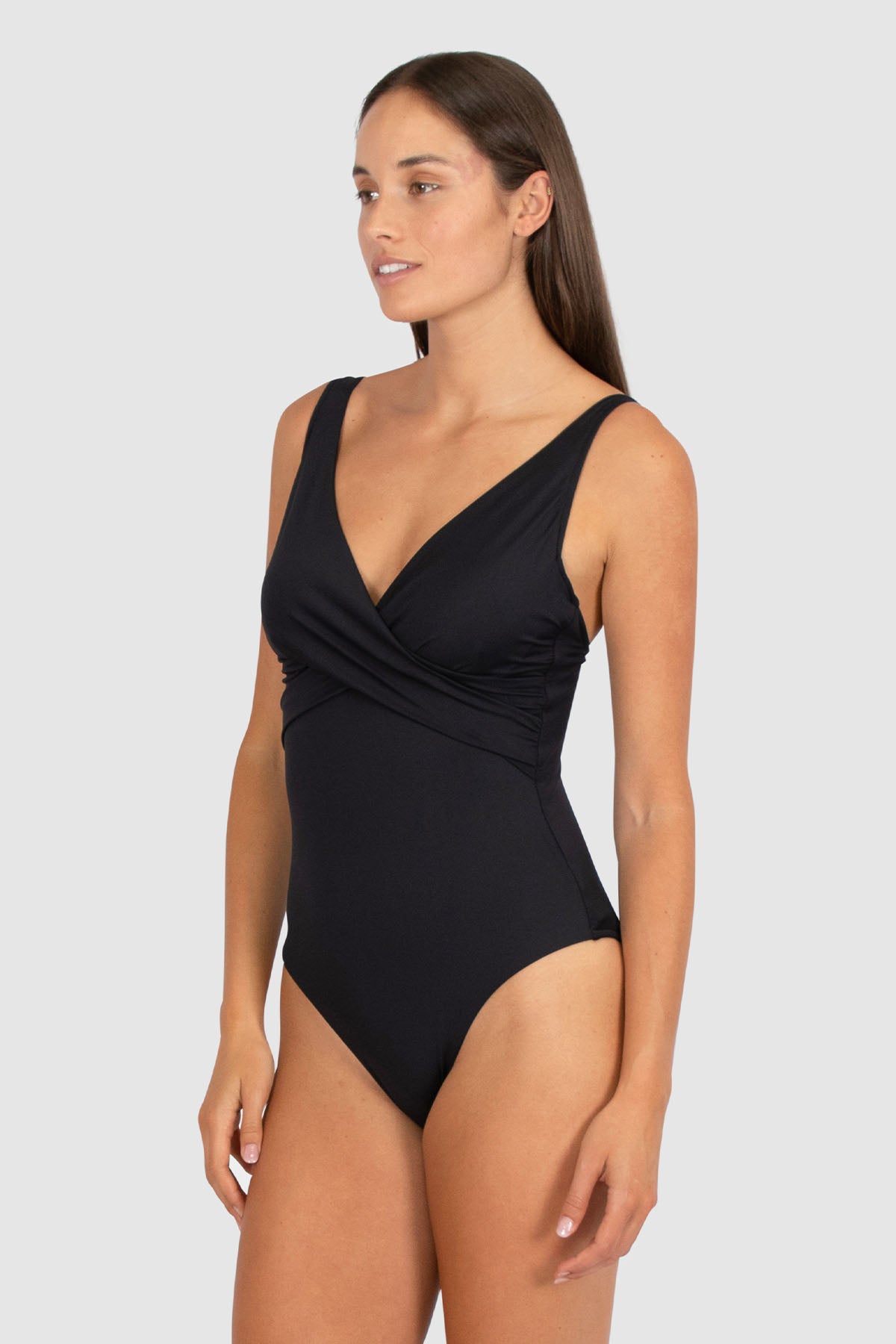Baku Core D/E Cup Wrap One Piece Swimsuit