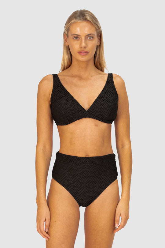 Crochet Cove C-D Longline Bikini Bra Top