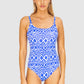 La Selva D-E Cup Square Neck One Piece Swimsuit