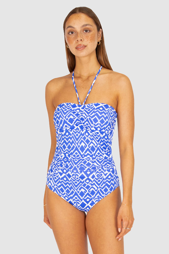 La Selva Bandeau One Piece Swimsuit