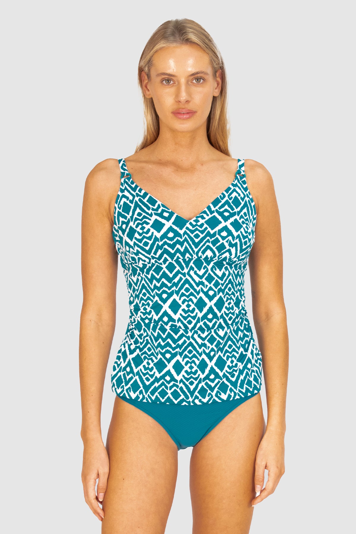 La Selva D-E Cup Underwire Singlet Tankini Top