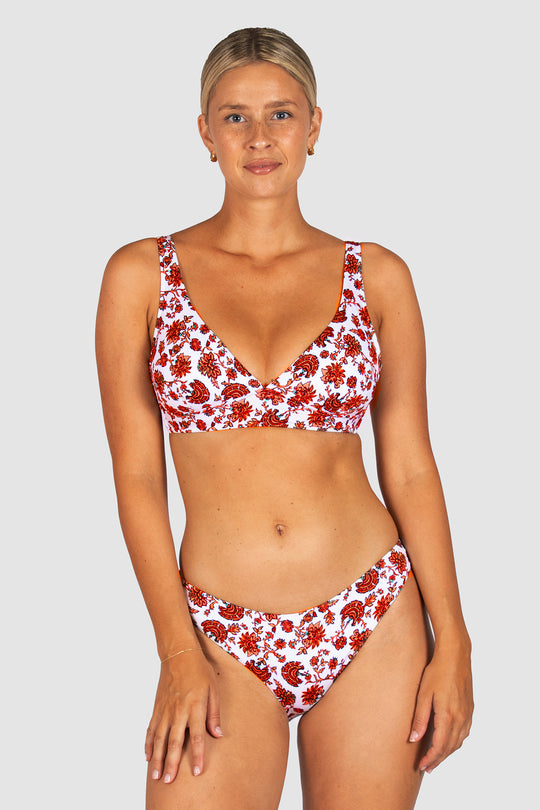 Flamenco D-DD Cup Longline Bikini Bra Top