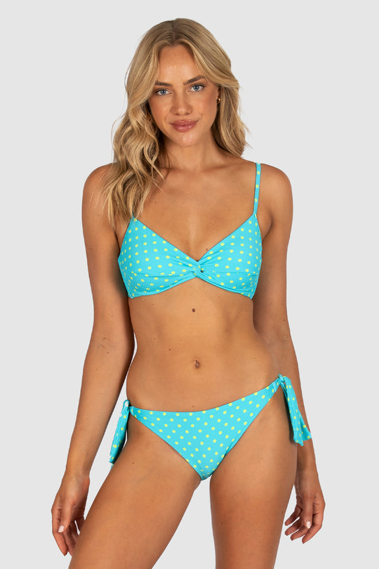 Parisian Summer 70s Tieside Bikini Bottom