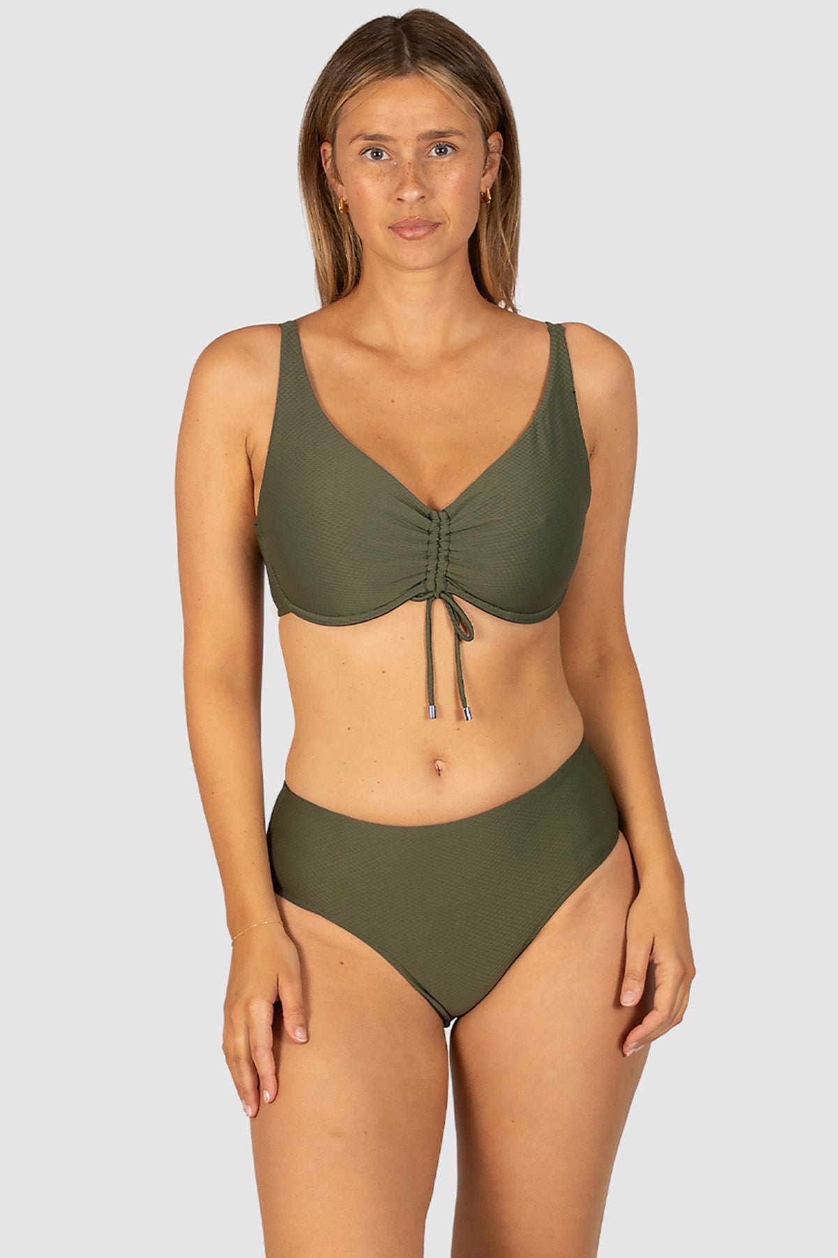 Rococco F Cup Triangle Bikini Bra Top