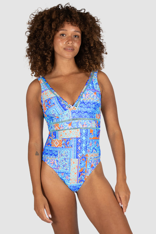 Tulum Longline One Piece Swimsuit