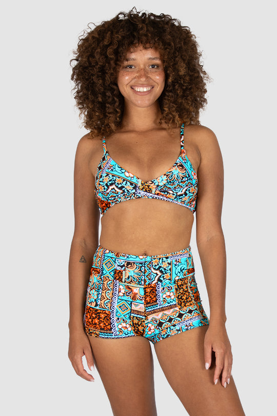 Tulum Extra Firm Beach Short Bikini Bottom