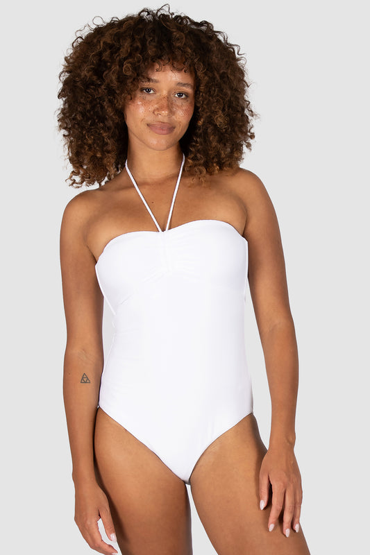 Rococco Bandeau One Piece Swimsuit