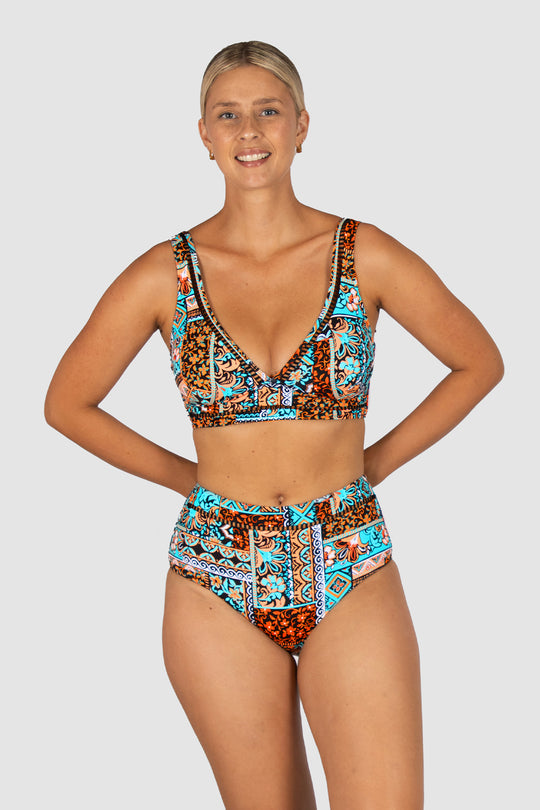 Tulum High Waist Bikini Bottom