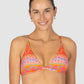 Morocco Longline Fixed Triangle Bikini Bra Top