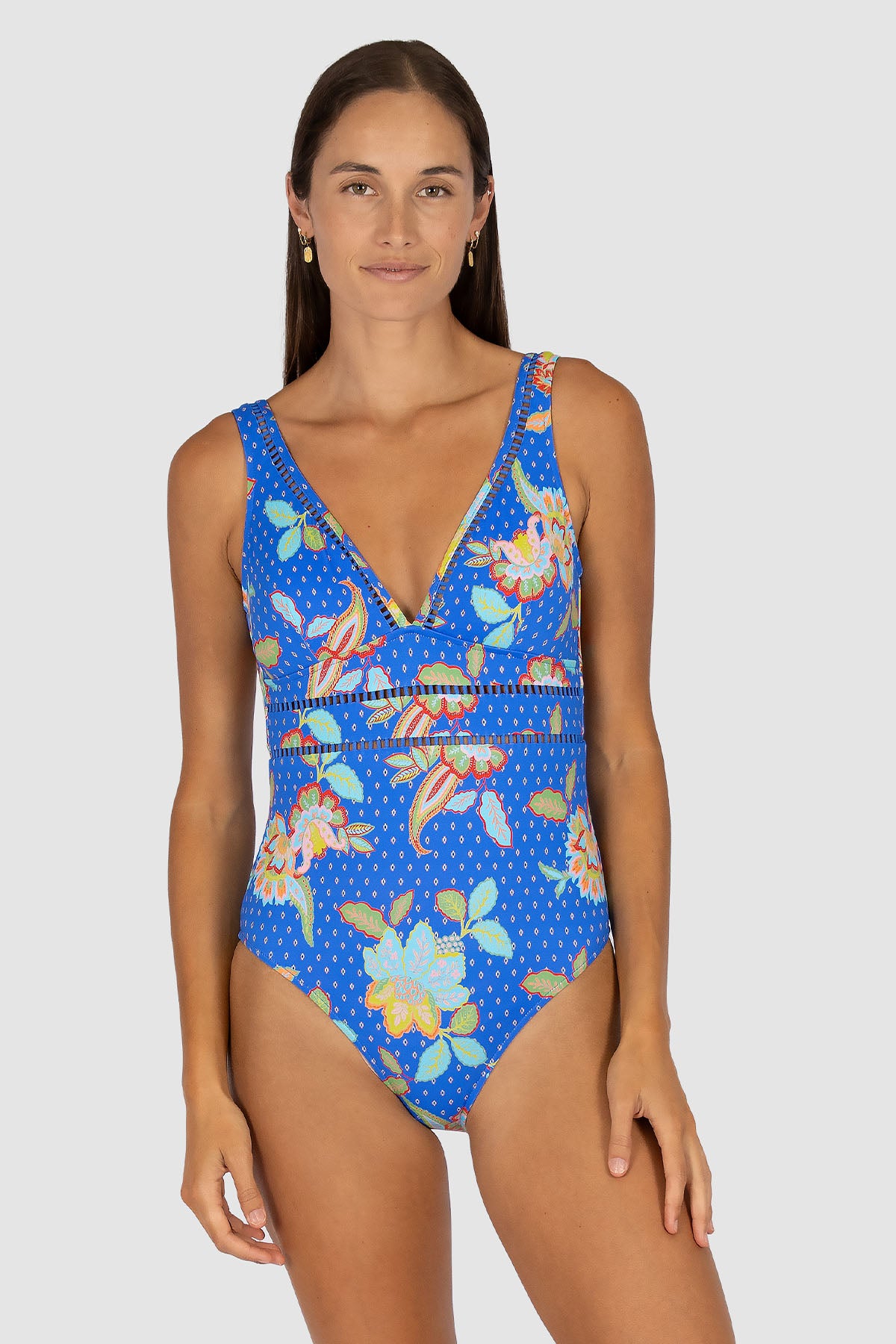 Spice Temple Longline One Piece Swimsuit