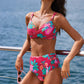 Cala Luna Ruched High Waist Bikini Bottom